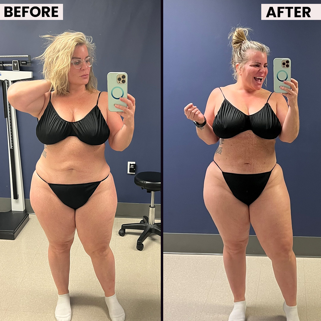 Katie was confident and comfortable with TriSculpt