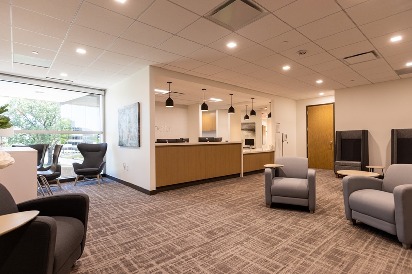 Sono Bello body contouring center reception area