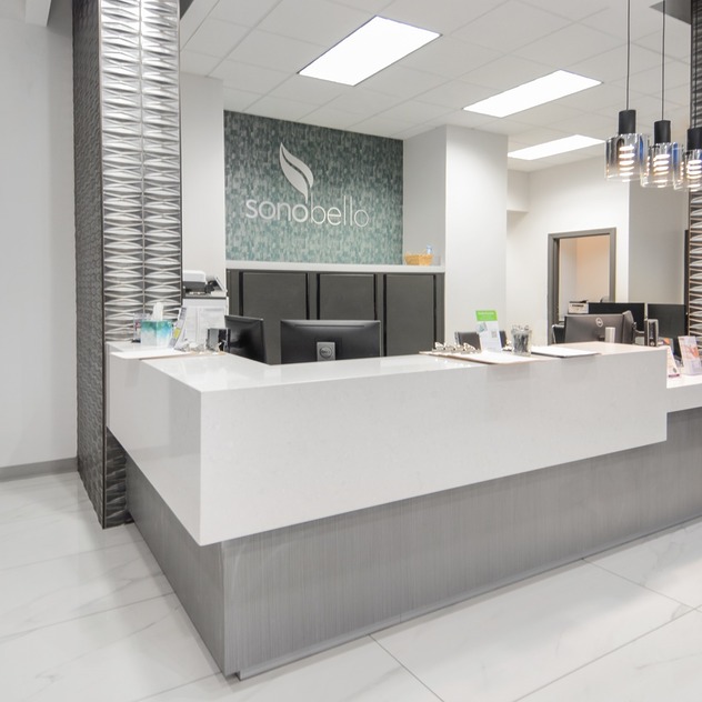 Sono Bello Atlanta front desk and reception area