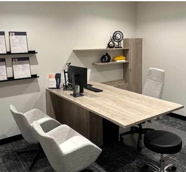 Patient consultation area at Sono Bello Houston