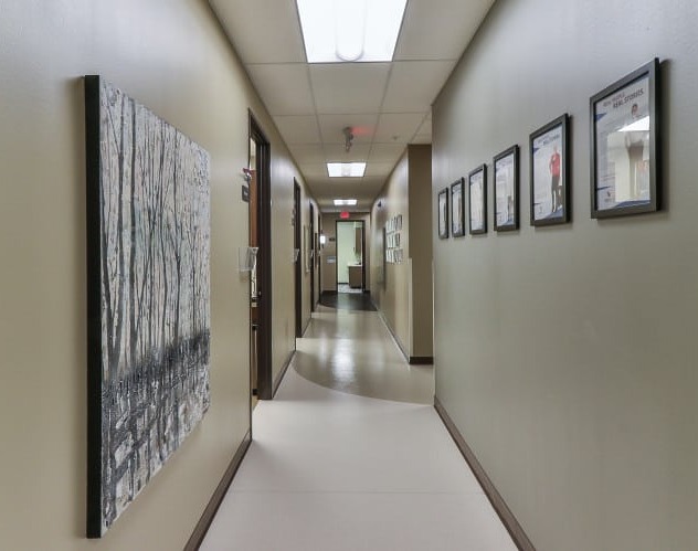 Hallway at Sono Bello St. Louis lipo center