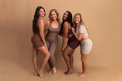 Patient ambassadors posing after fat removal laser liposuction