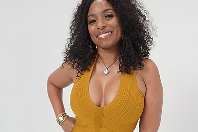 Sono Bello patient poses confidently after Contour breast augmentation